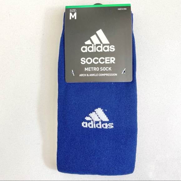 Adidas Metro IV Soccer Socks Men's Unisex M Kids 6 - Picture 2 of 5